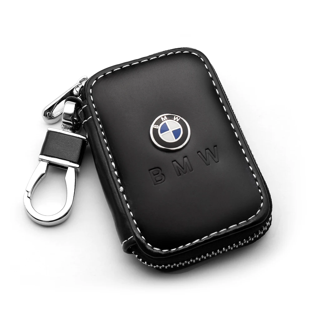 Leather Key Wallet Car Key Bag Multi Function Key Case For BMW E30 E38 E39 E46 E60 E61 E90 X1 X3 X4 X5 X6 E70 E83 X5 F10 F30 F32