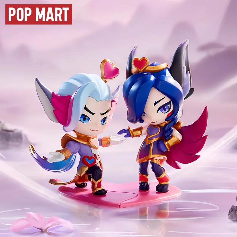 الأصلي POPMART Teamfight تكتيكات ليتل ليجند سلسلة 2nd العصرية صندوق أعمى شخصيات عالية الجودة الديكور مفاجأة الهدايا اللعب #4