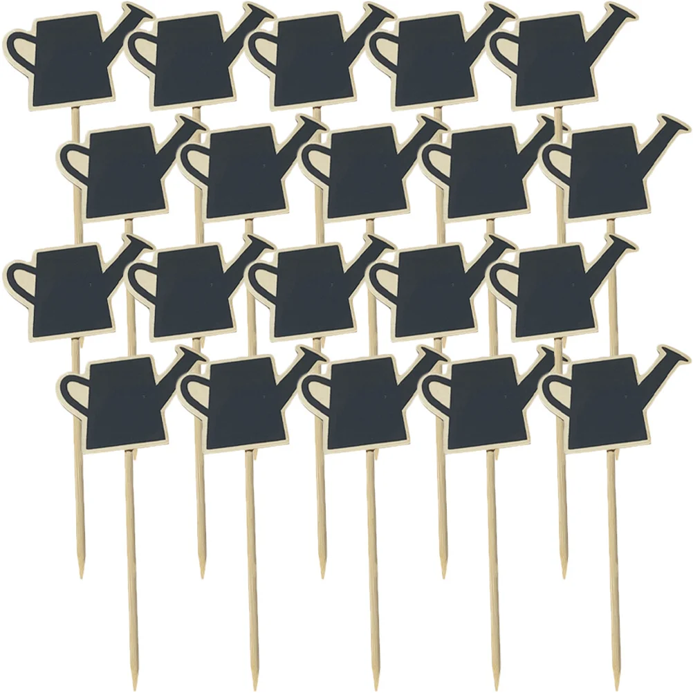 

20Pcs Toothpick Chalkboard Signs Mini Chalkboards for Food Labels Plant Markers Easy to Write Party Table Decorations