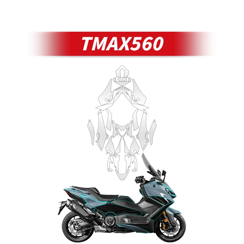 

Used For YAMAHA TMAX560 2021 Years Before Motorcycle Full Paint Protection Film Kits Bike Accessories Transparent Stickers