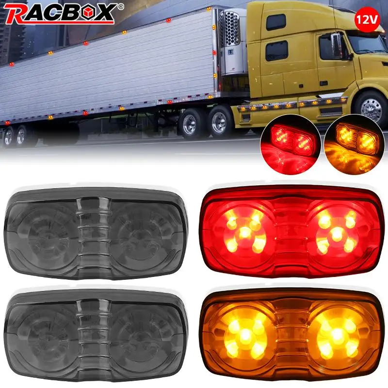 

10 Led Car Side Marker Indicator Light 12V Clearance Lamp Warning Tail Indicator for Trailer Trucks Caravan Lorry Tractor Bus