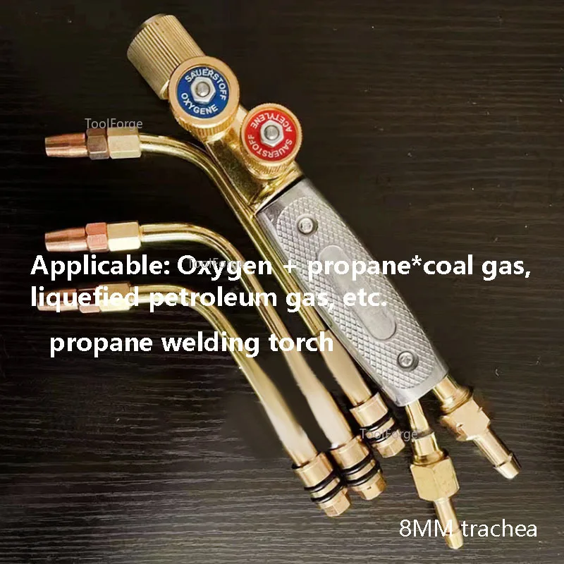 Portable Rotary Gas Welding Torch Jet Suction Oxygen-Acetylene Welding Tool for Metal Work Repairing