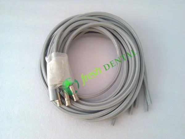 

5 шт. Стоматологические трубки для наконечников с 4 отверстиями и коннектором, для композитных материалов, высокоскоростные, S-образные, SL1111