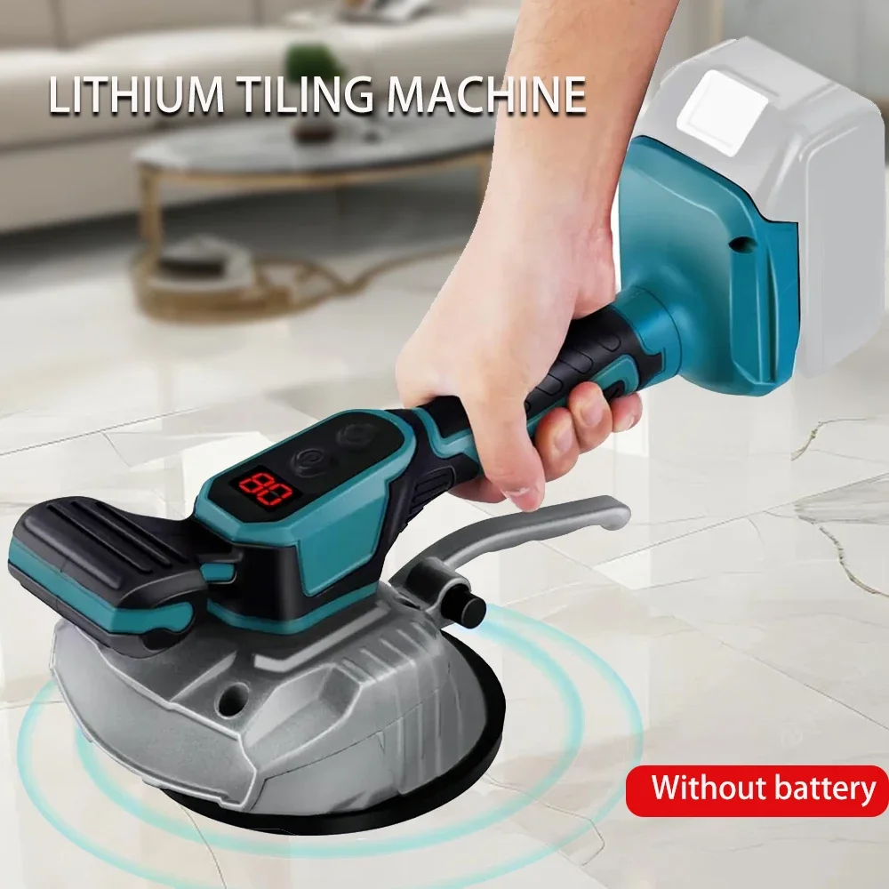 8 Speed Tile Laying Machine Tile Vibration Leveling Machine Cordless Tile Installation Tool for Makita 18V Battery