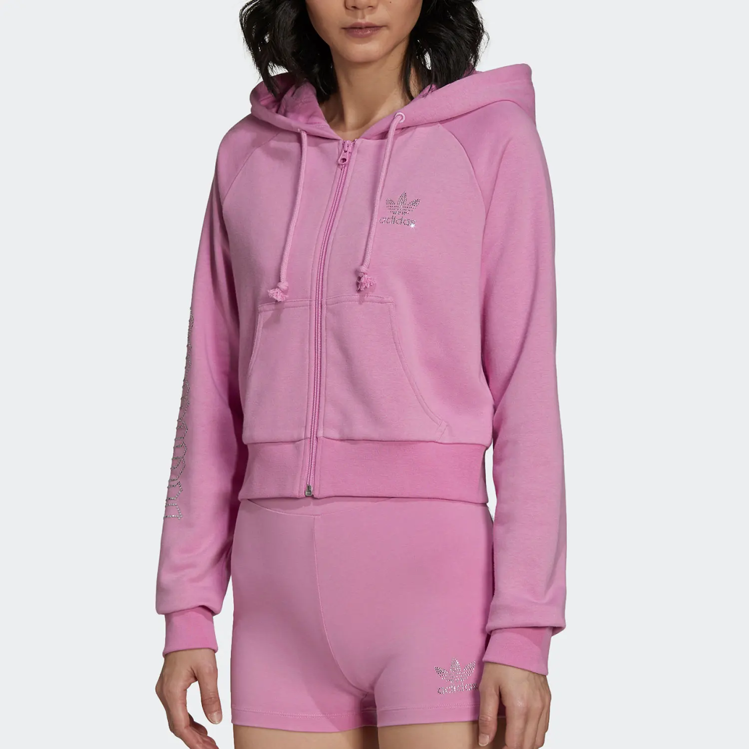 

Оригинальная женская повседневная спортивная куртка Adidas с молнией, сезонная коллекция, HF6767