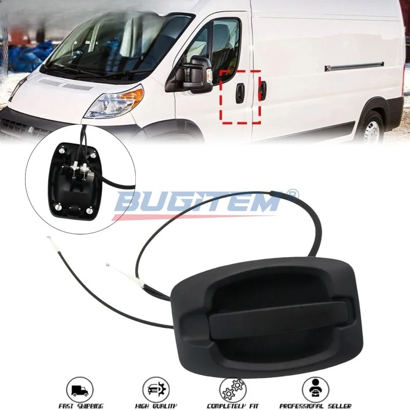 

1PCS Handle Sliding Door with Cable 5RK14JXWAB 5RK14JXWAC Fit For 2014-2021 Dodge Ram ProMaster 1500 2500 3500
