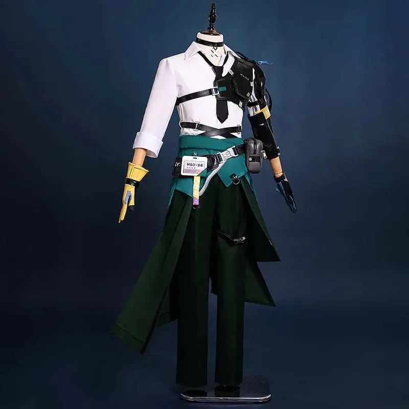 أزياء أنيمي Harumasa التأثيرية شعر مستعار Zenless Zone Zero لعبة موحدة عقال المختنق الدعائم القسم 6 حفلة الهالوين للنساء والرجال