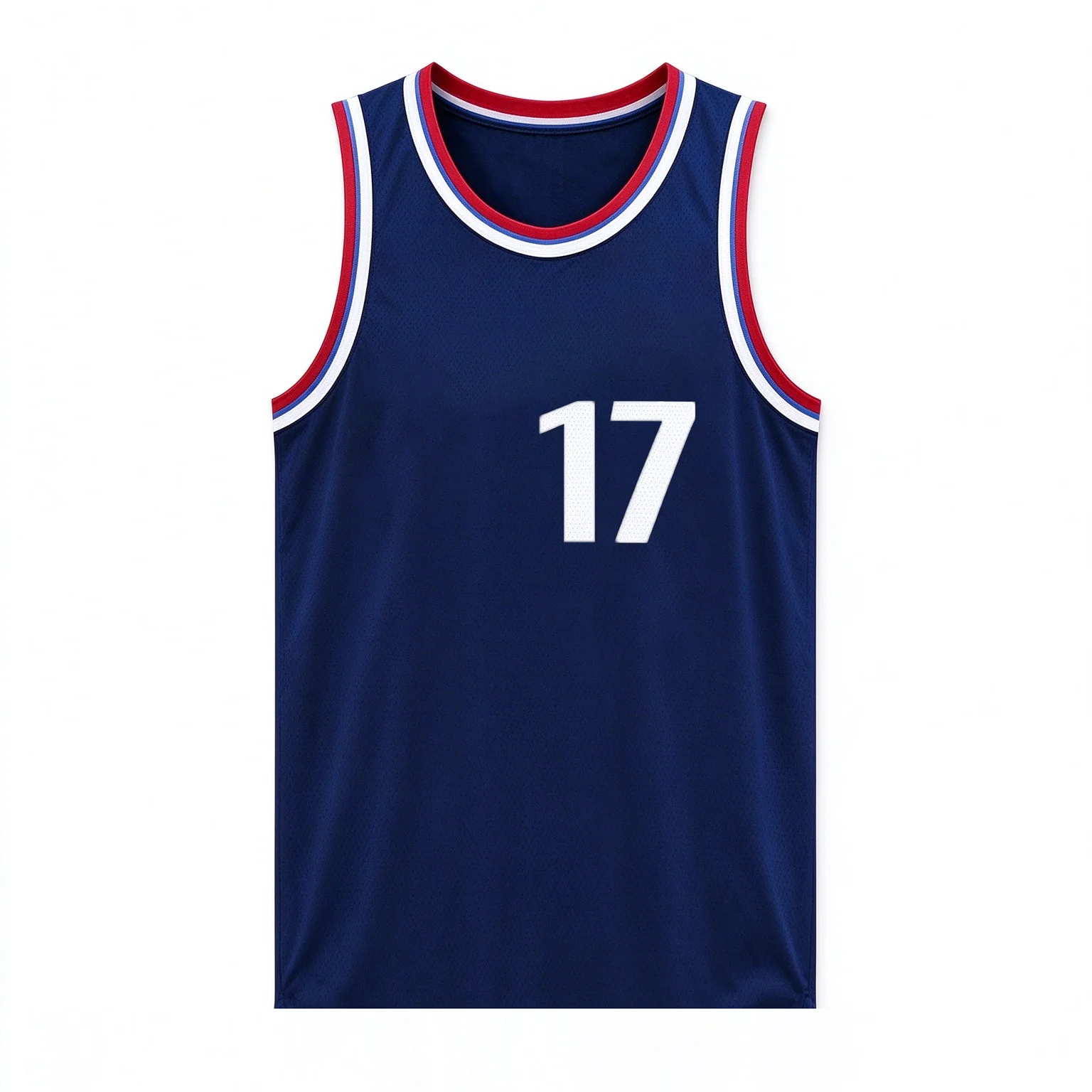 Number #17  #8 #7 #5Mesh Basketball Sleeveless Jersey, Quick Dry Athletic Tank Top, Breathable Sport Vest for Training