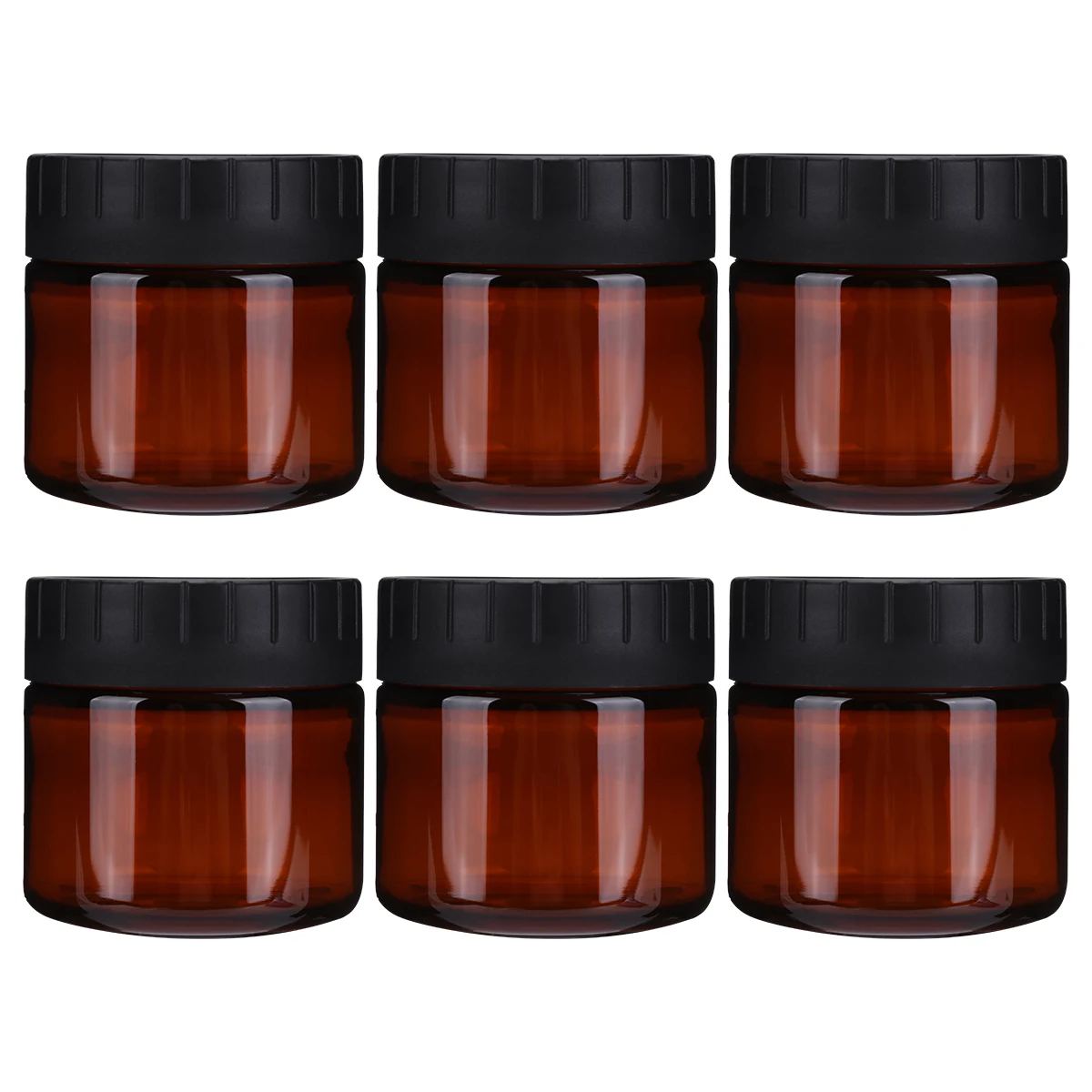 

6 Pcs Tea Cream Bottle Mini Case for Travel Make up Pp Makeup Container