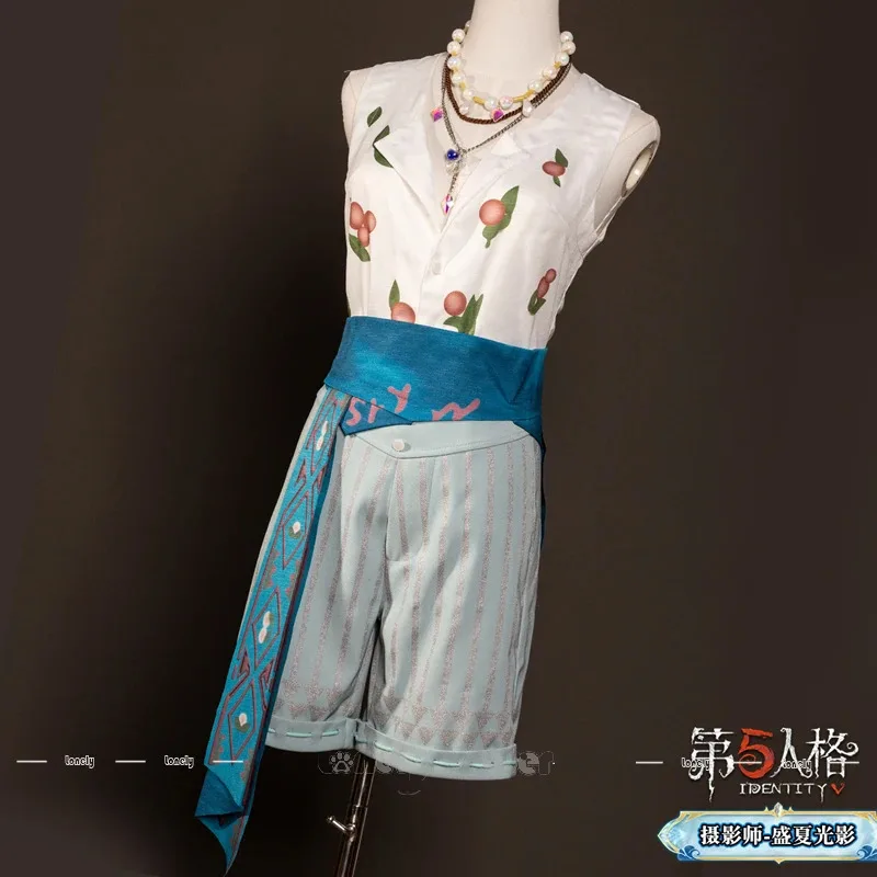 

CyIdentity V фотограф Косплей Костюм Парик Лето Джозеф Десольнье пальто шорты головные уборы браслет реквизит для мужчин женщин пар