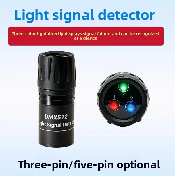 DMX512 light signal detector, suitable for stage film and television lamps, to detect the signal line is on or off