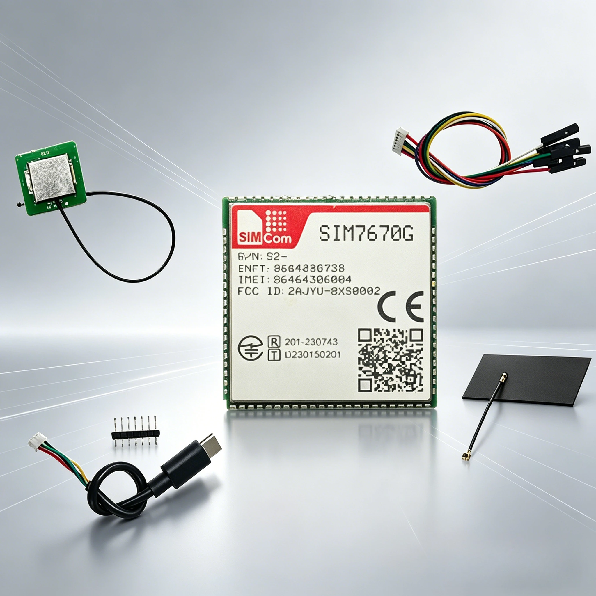sim7670g-simcom-mngv-sim7670g-lngv-lte-cat1-4g-gps-コアボード-グローバルバージョンは、音声なしでデータ-gnss（オプション）をサポートします。