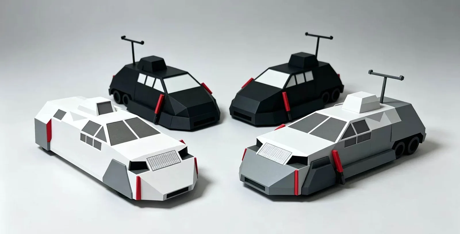 Mini Storm Interception Vehicle 3D Printed Model Simulated Tornado Rescue Car Miniature Sand Scene Layout Decor Toy for Fans