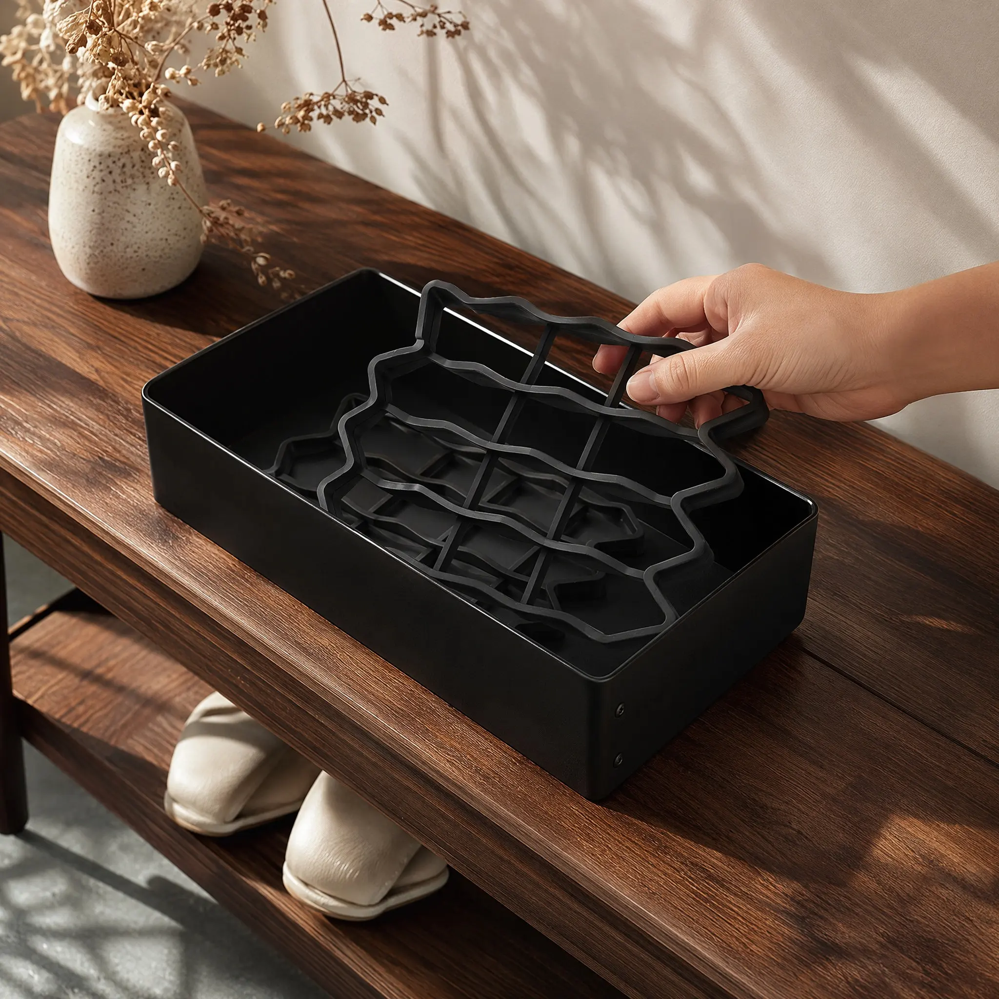 Silicone Mailbox Waterproof Insert Adjustable Tray Mail Compartment Liner Mailbox Bottom Liner Anti Splash Mail Protector