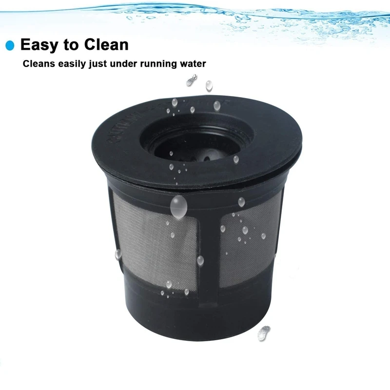 Reusable Mesh Ground Coffee Filter Basket For K-Duo Essentials And For K-Duo Brewers Machine Coffee Cup Pod For K Cup