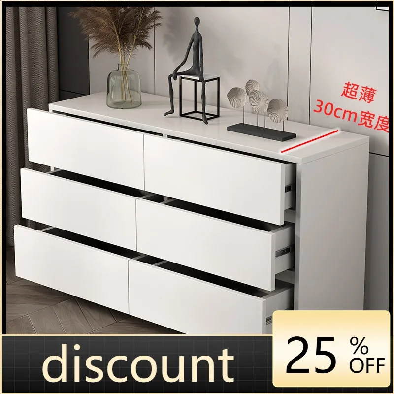 LMM30cm solid wood bedroom nine chest of drawers extremely narrow chest of drawers
