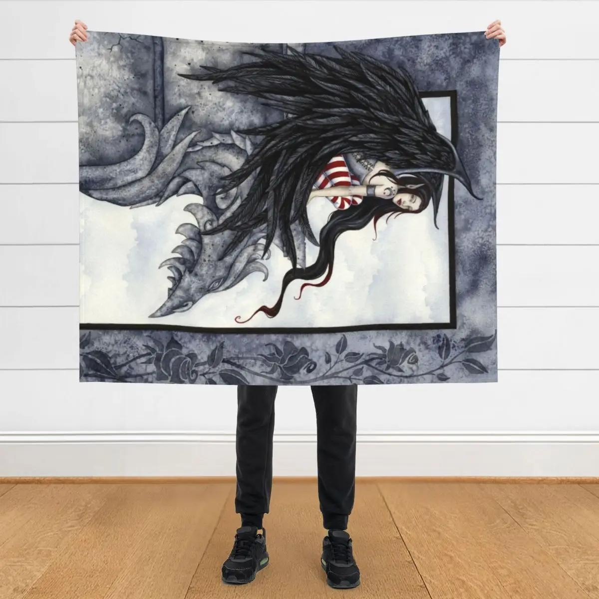 

Gothic Throw Blanket Picnic christmas decoration Quilt Plaid Blankets