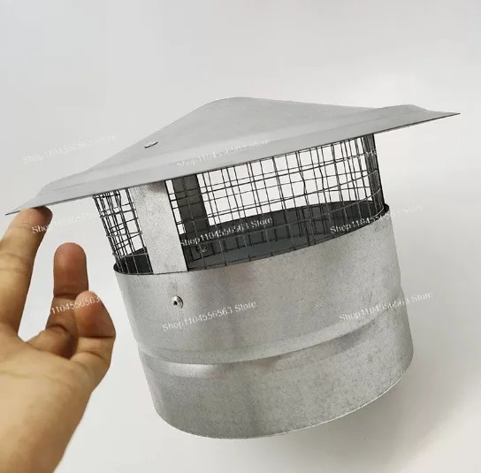 

Stainless steel / galvanized rainproof cap for outdoor ventilation pipe, smoke exhaust pipe, chimney cap, stamped accessories
