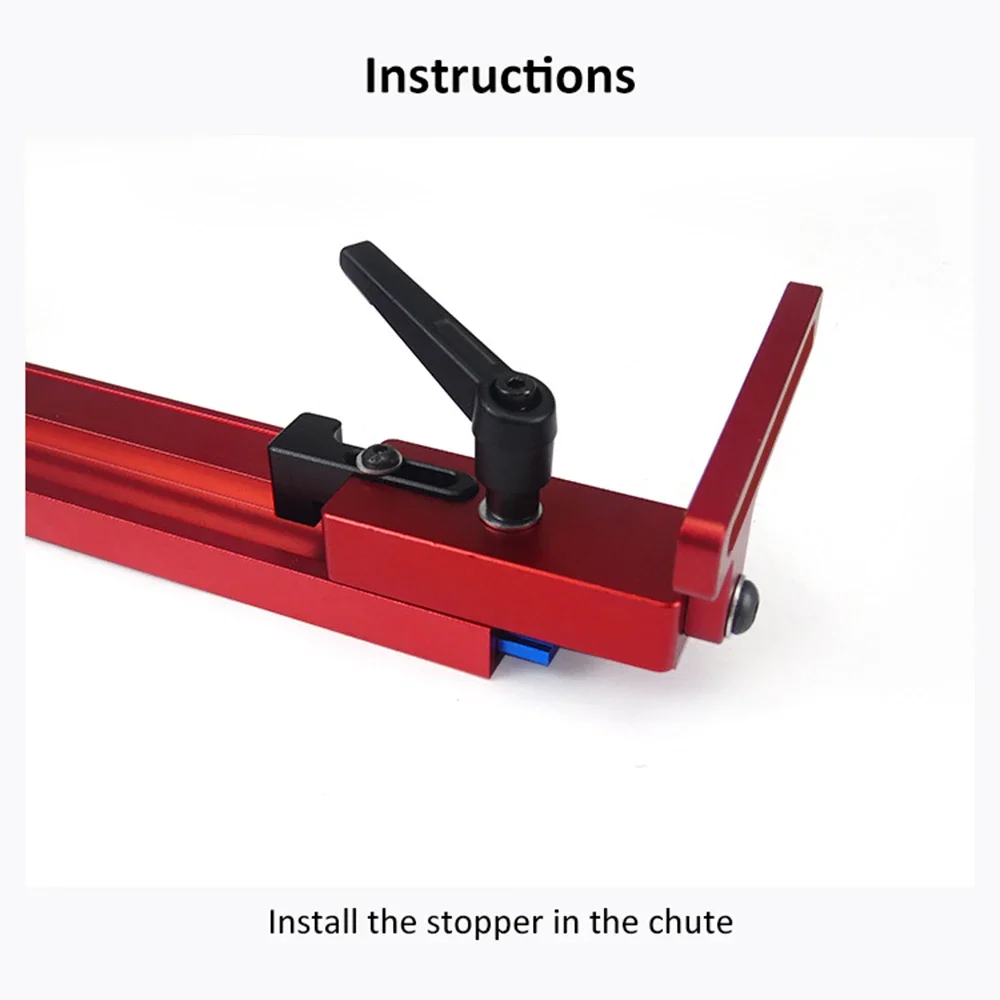 30 type Aluminum alloy T-tracks Woodworking Tools Miter Track Stop Chute Stopper for Woodworking Workbench t track tools