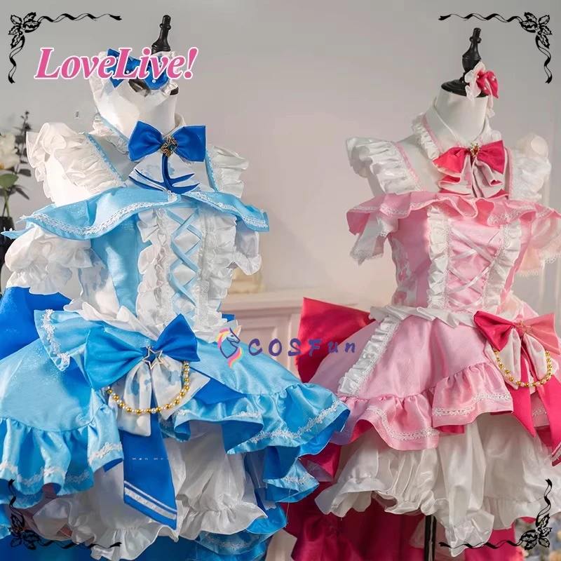 

Костюм для косплея Anime LOVELIVE Muse, платье в стиле Лолиты, платье принцессы для Хэллоуина, Рождества, ролевых игр, женский костюм COSFun