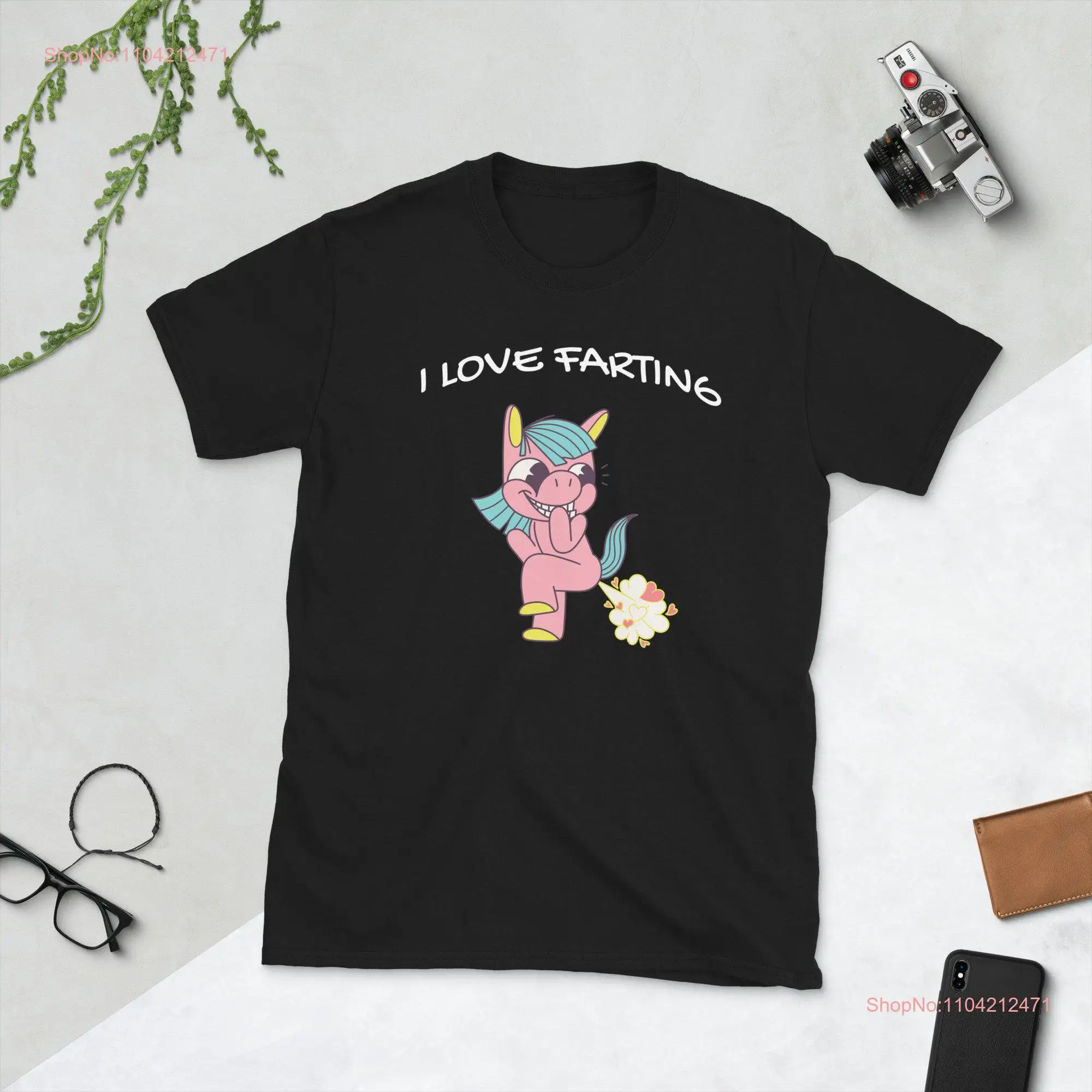 I Love Farting Men Unicorn Pups Worlds Best Farter T Shirt long or short sleeves