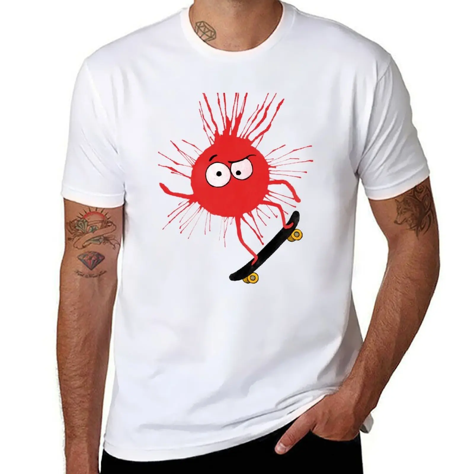 

Red puffball skaters T-Shirt man t shirt luxury man t shirt designer T-Shirt