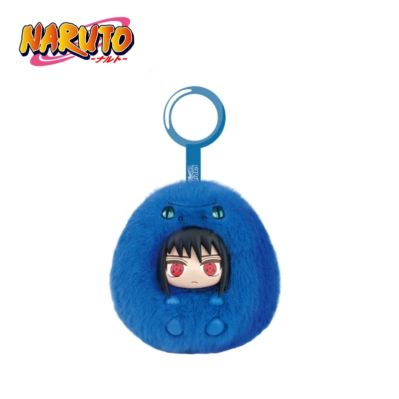 Original BANDAI Eaki Naruto Uzumaki Naruto caja ciega Shippuden Beast Party Series muñeca colgante personaje de Anime son lindo juguete para regalo