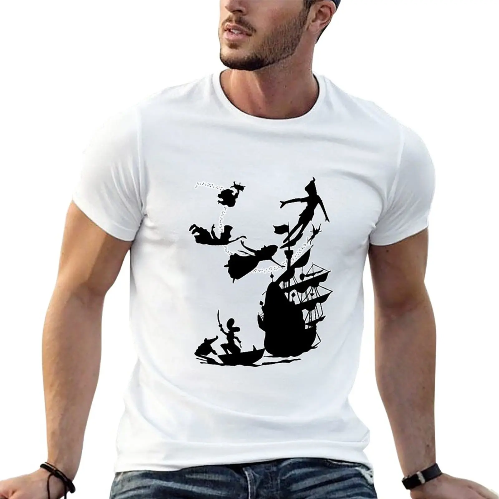 Peter Black T-Shirt Tee shirt Short t-shirt mens t shirt graphic