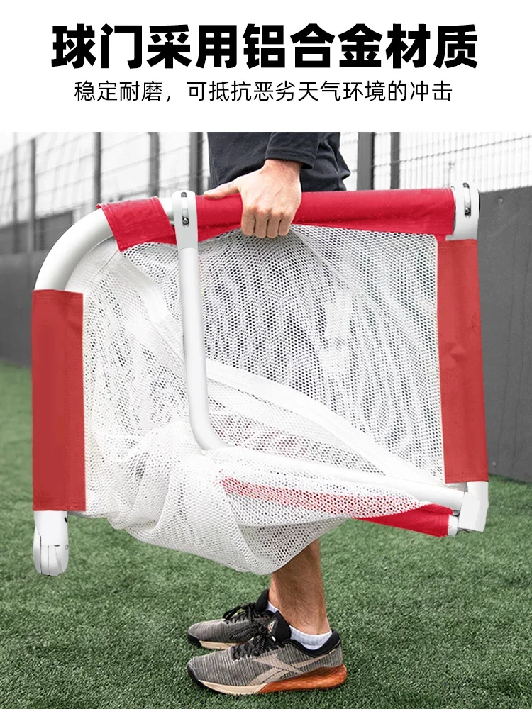 Aluminum alloy household indoor and outdoor folding goal portable training kindergarten football goal