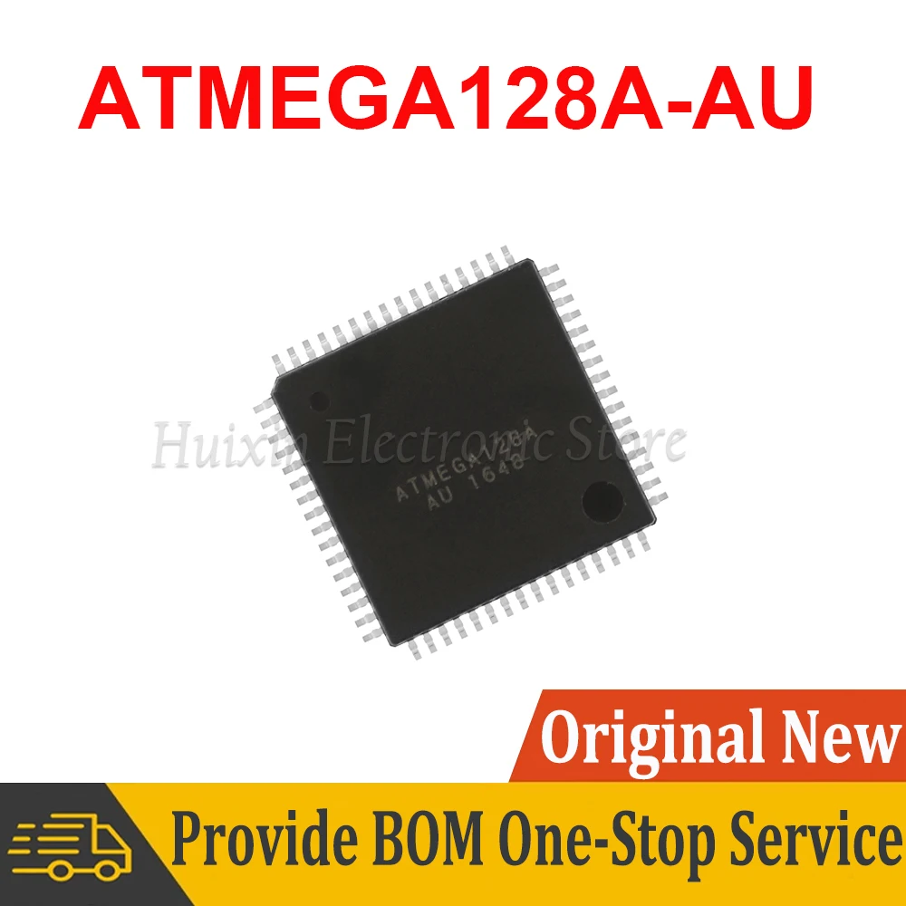 

ATMEGA128A-AU QFP ATMEGA128A ATMEGA128 TQFP64 Programmable Flash New and Original IC Chipset