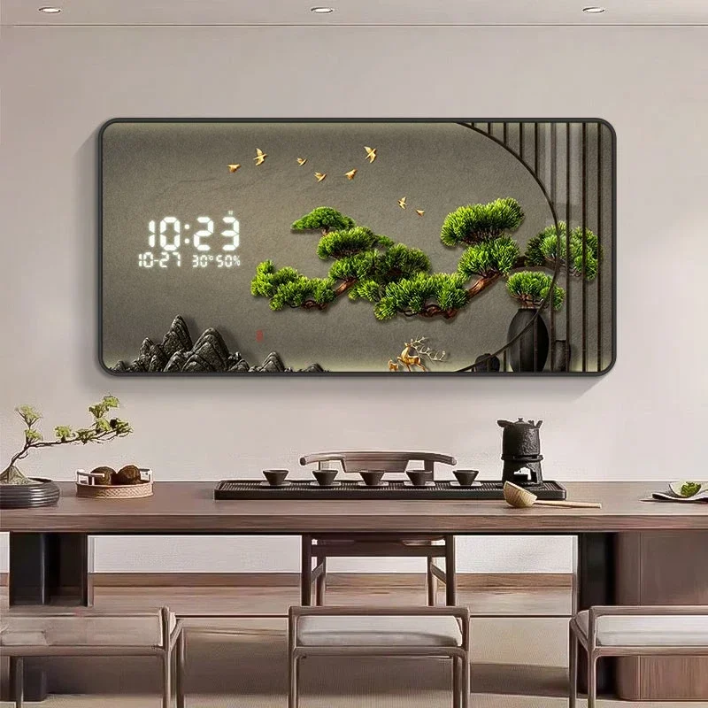 Luxury Wall Clock, Modern Digital Design, Large Nordic Bedroom Style, Designer Orologio Da Parete Home Decor