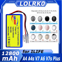 14.8V 2600mAh 18650 Li-ion Rechargeabe Battery for ILIFE Ecovacs A4s, A4, A6, A9, V7, V7s, V7s Pro Robotic Vacuum Cleaner Chuwi