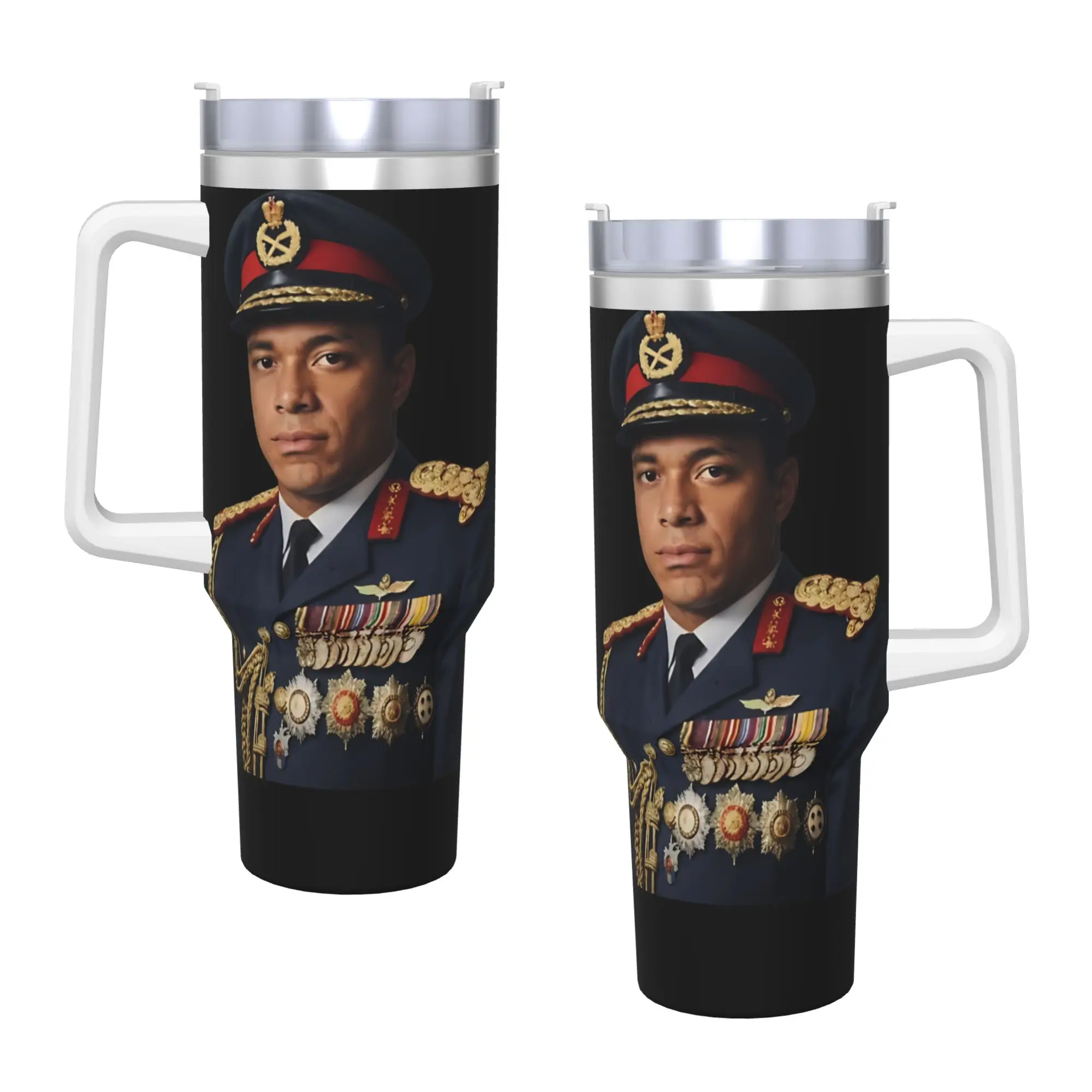 Stainless Steel Tumbler 2026 Dictador Kylian Mbappe Meme Graphic Thermal Cups  Portable Mugs Cup Travelist DIY Water Bottle