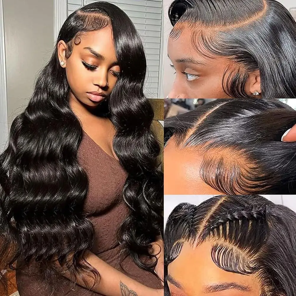

13x6 Hd Lace Frontal Wig Human Hair Swiss Lace Body Wave Wig 30 40 Inch 13x4 Hd Lace Front Brazilian Hair Wig For Black Women