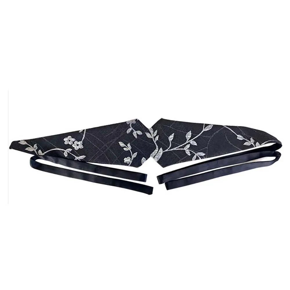 패션 조절 가능한 중국풍 와이드 벨트 프린트 천 한복 허리띠 난초 무늬 레트로 자카드 허리띠 여성용