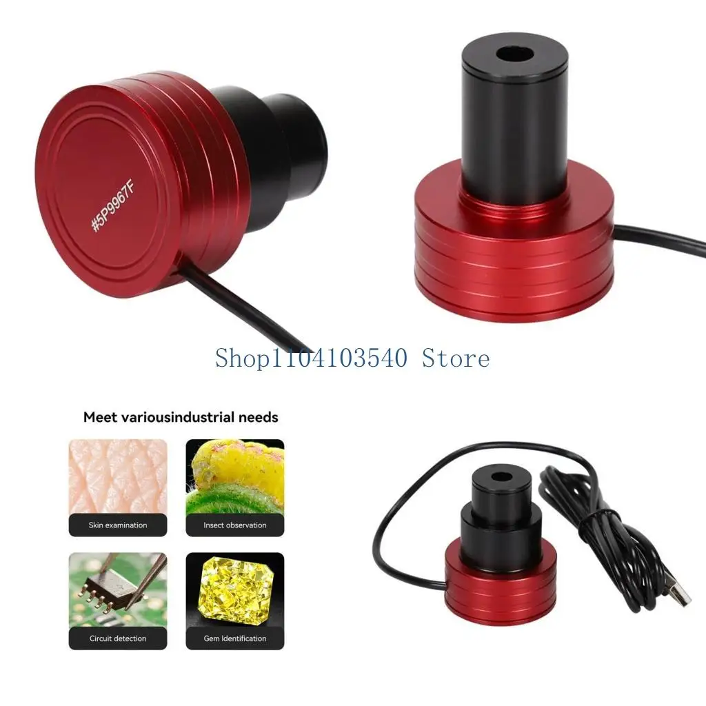 02DC 2 Million Pixel Microscope Eyepiece 1920x1080 Electronic Eyepiece Camera Accessory Eyepiece with USB Port