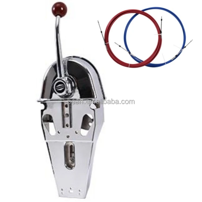 

single throttle engine shift control level lever zinc aluminum alloy stainless steel marine fish boat ship vessel yacht