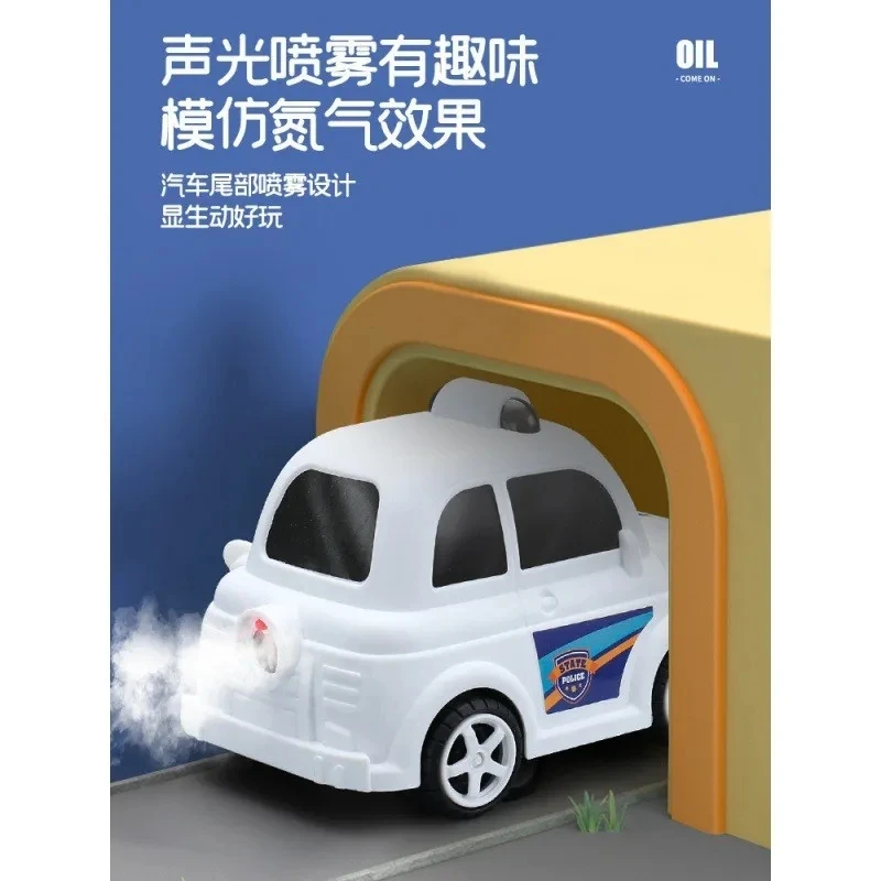 Child toy gas station simulation station big car models for boys and girls children\'s educational toys with sound light