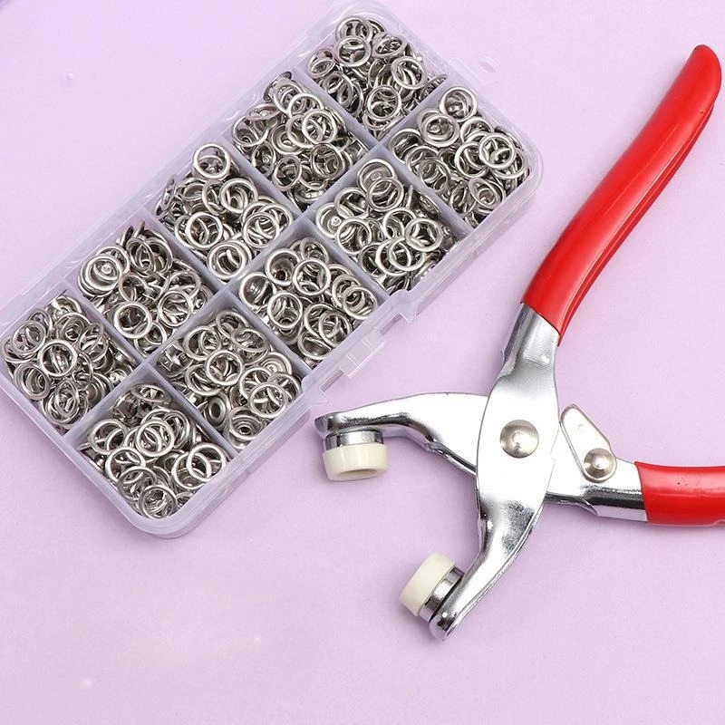 

Prong Snap Installation Tool Kit, Metal Snap Pliers, Belt Fastening Fixture, Specialized Sewing Tool Set for Garments