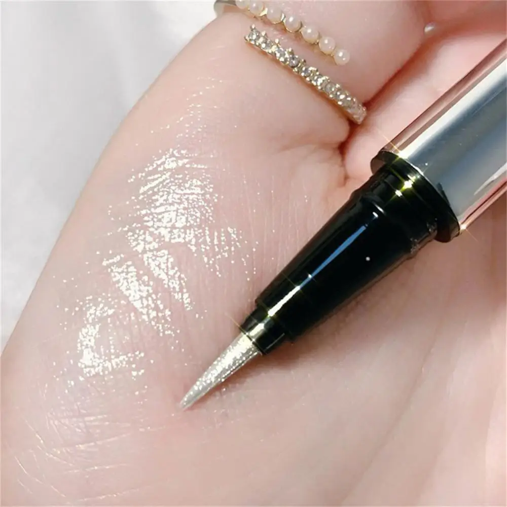 Glitter Eye Liner Fleuren Ogen Liggend Zijderups Markeerstift Ogen Make-Up Vloeibare Oogschaduw Glitter Oogschaduw Oogschaduw