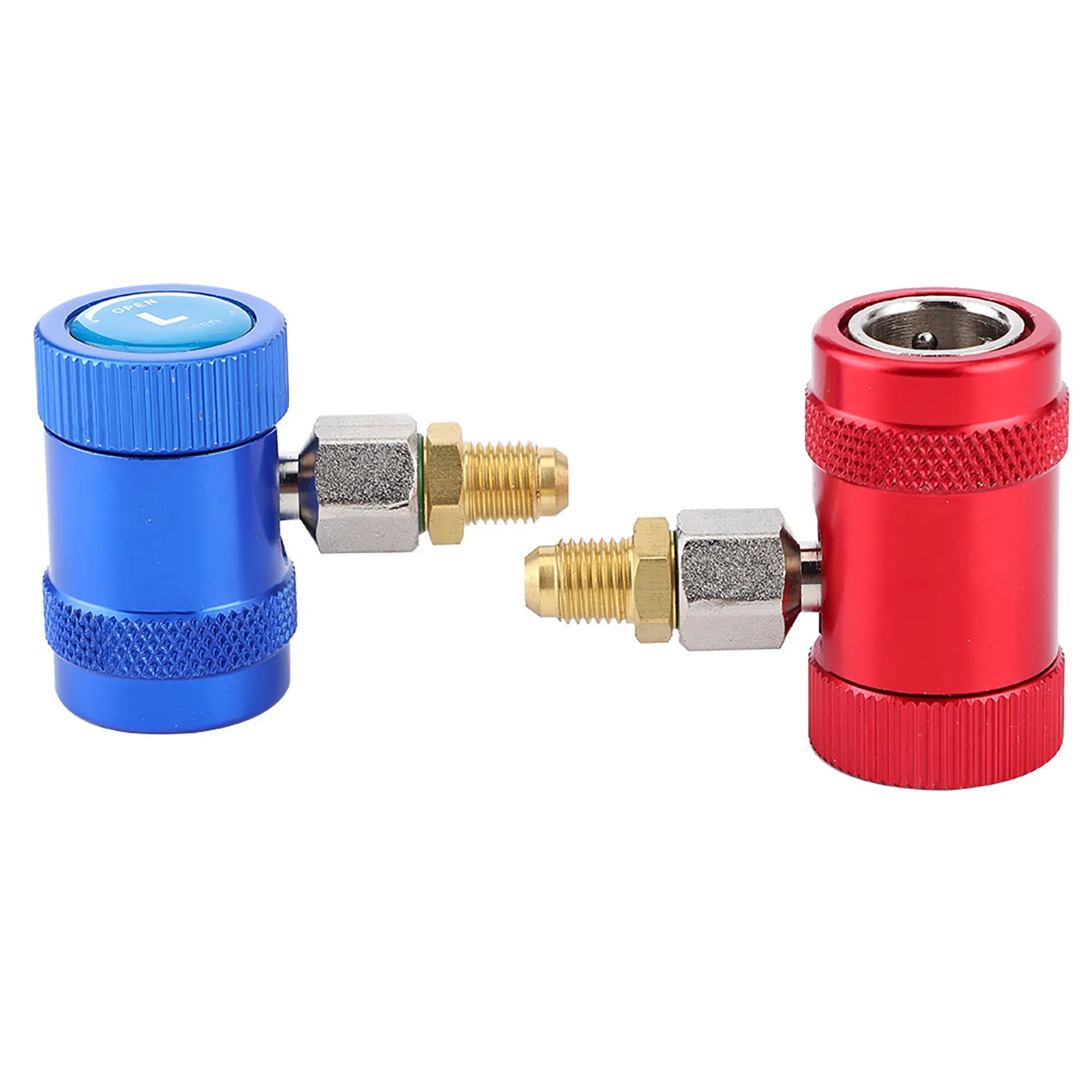 Adjustable Quick Coupling Hardware Professional Quick Couplers Air Conditioner Service Port Adapter Fit for R1234yf Refrigerants