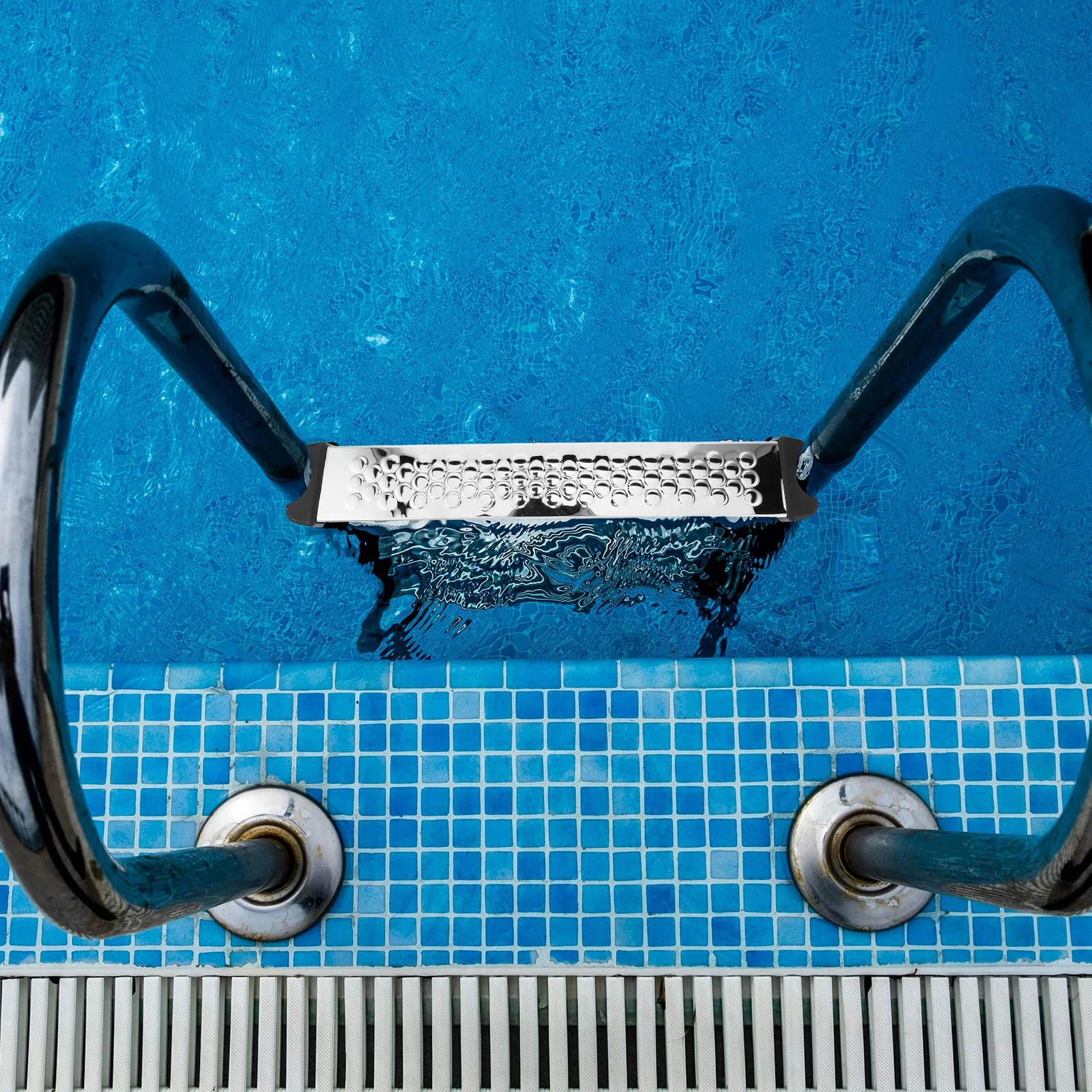 

Ladder Steps Replacement 19.65" Stainless Steel Non-Slip Pedal For Inground Above Ground Pool Heavy Duty Swimming Pool