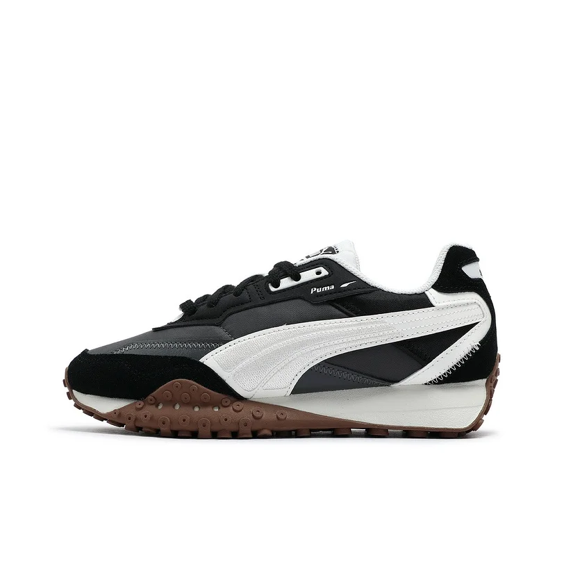 PUMA Blktop Rider Textile, Split Cow Leather, Artificial Leather Abrasion Resistant Breathable Low top Casual Shoes 393151-06