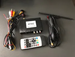 12V-24V Car ATSC Digital TV Receiver Box for North America TV Receiver Full One Seg With one Tuner Antenna