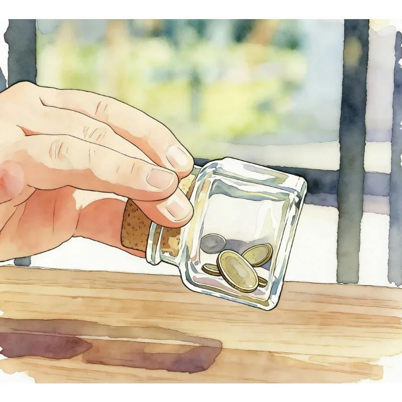 Bottle by Mickael Magic Trick, Ultimate Coin-in-Bottle Penetration Effect for Close Up Illusions, Coin Through Glass Gimmick