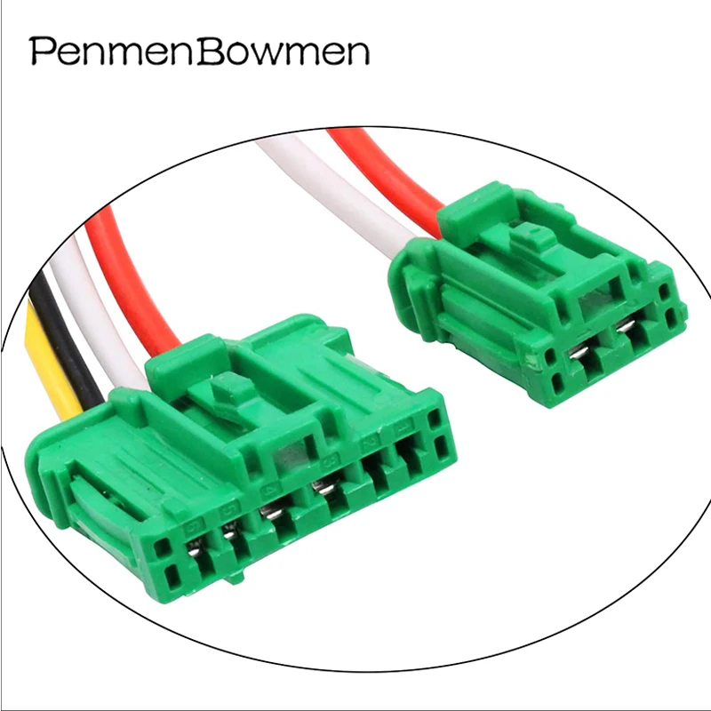 1 Zestaw 2 6-pinowe złącza elektryczne do lamp tylnych samochodowych 98821-1065, żeńskie złącze wiązki przewodów do 98819-1025