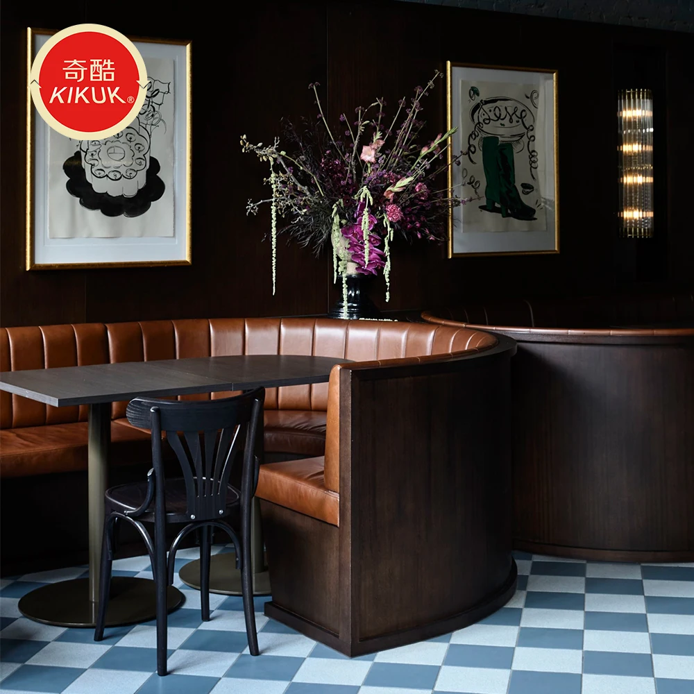 Custom Wholesale Commercial Restaurant Booth Seats Sofa Sets-Solid Wood Modern Design Eco-Friendly Durable Living Room