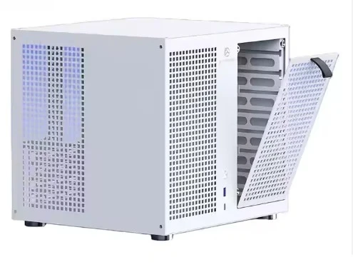 The third-generation upgraded general chassis NAS computer chassis aluminum alloy vertical style