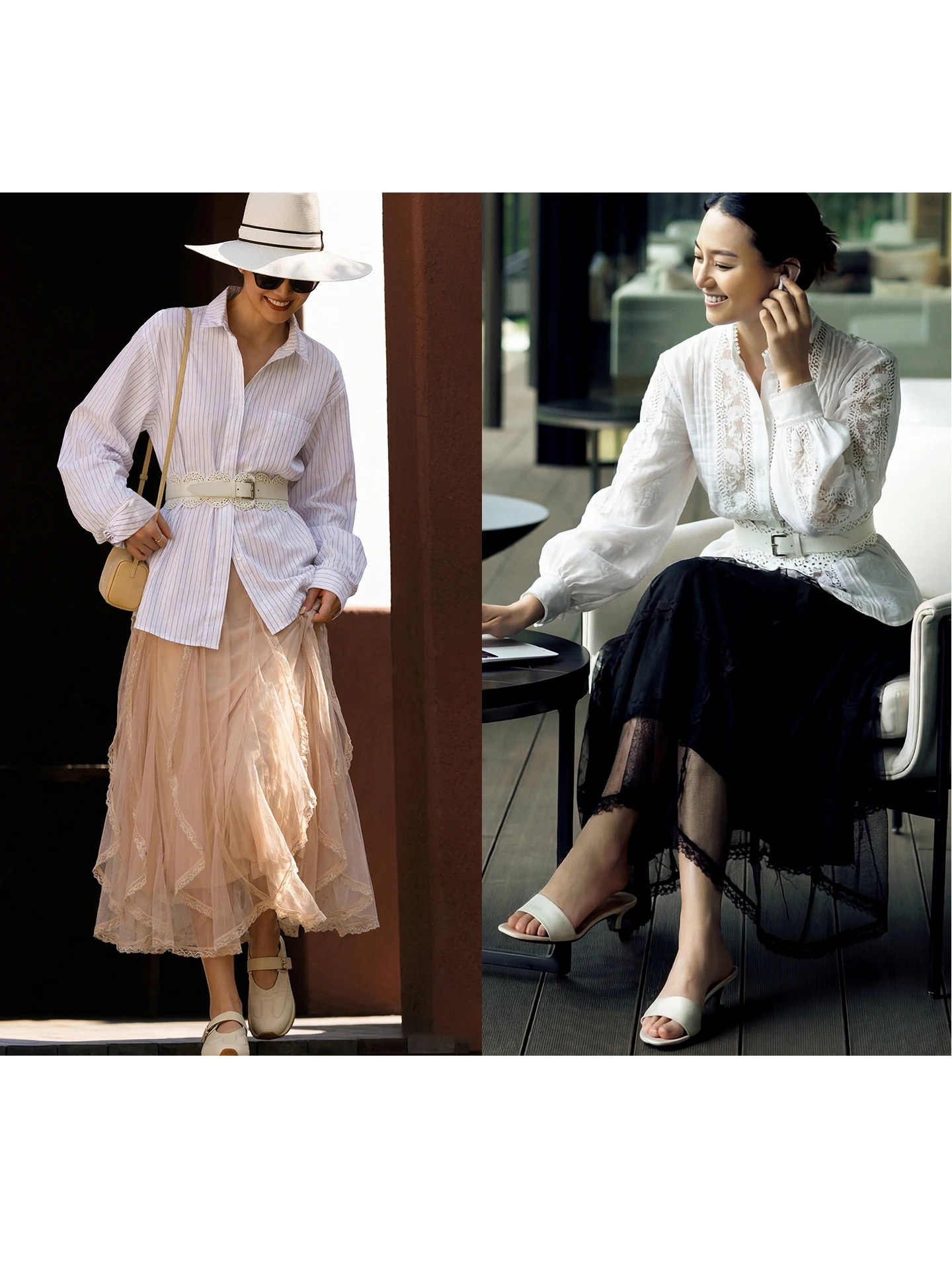 

Романтичная асимметричная юбка для балетных тренировок, 2 цвета, 24 штуки, легкая сетчатая юбка А-силуэта с высокой талией