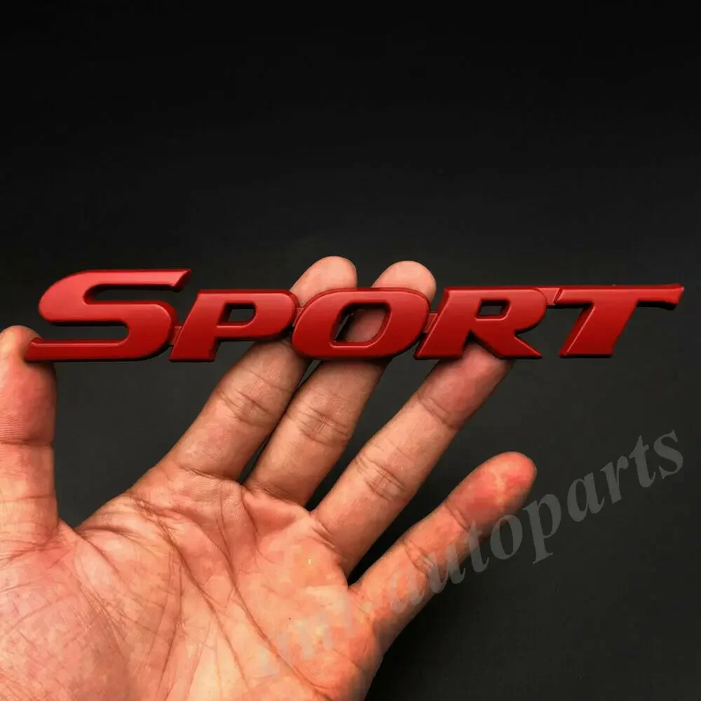 

Metal Red Sport Racing Logo Car Trunk Tailgate Emblem Badge Decals Sticker
